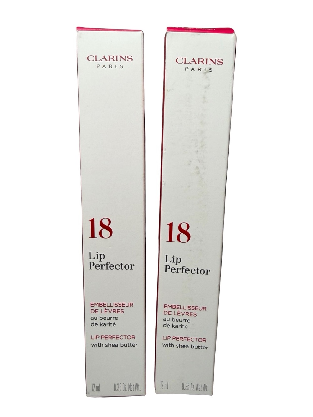 Clarins Lip Perfector Shade Intense Garnet - SET OF 2